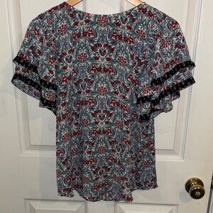 LOFT Paisley Print Blouse